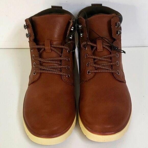 NEW! Men\'s Goodfellow Maxwell Brown High Top Lace-Up Sneaker Boots main image 4